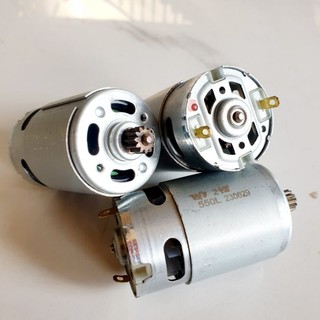 Động cơ 550 mới 12v đến 24v dc thay thế cho máy khoan vặn vít