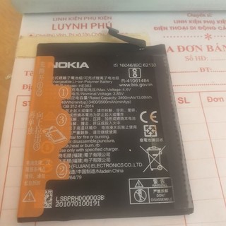 Pin nokia 8.1 plus nokia 3.1 plus he363 he376 3500mah có bảo hành