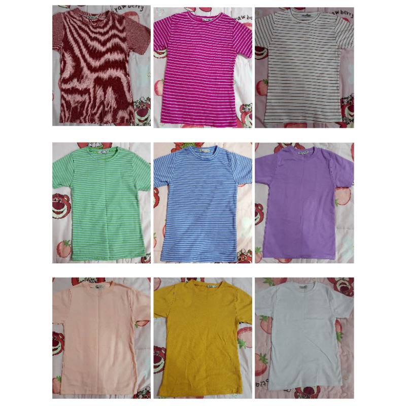 Áo thun body size S các loại