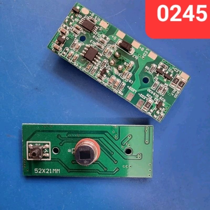 mạch cảm biến chuyển động năng lượng mặt trời kèm sạc pin 3.7v ( 1824 )