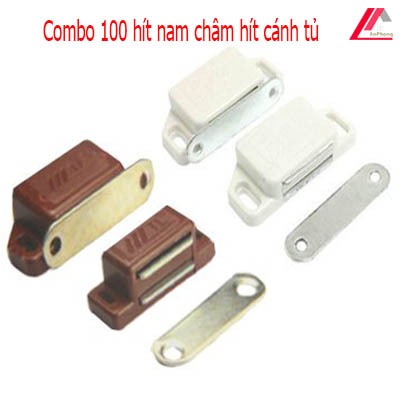 Combo 100 hít nam châm hít cánh tủ