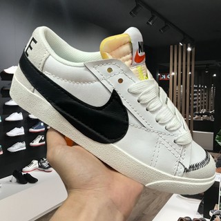 Giày Thể Thao Blazer Mid 77 Low White Black cổ thấp, Giày Blazer 2 Bản Cao Thấp Vintager Hottrend - MonTay_Store