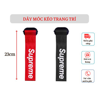 Dây móc kéo trang trí in chữ Supreme cho xe ô tô - Dây Móc Kéo Cho Xe Hơi - Dây Móc Kéo Trang Trí (In Hình Chữ Supreme)