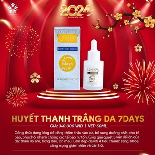 HUYẾT THANH TRẮNG DA CẤP ẨM QUEENIE SKIN