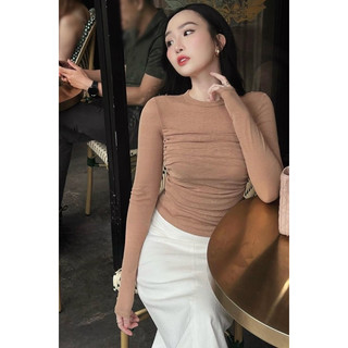 ÁO THUN GIẤY TAY DÀI NHÚN 💃💃