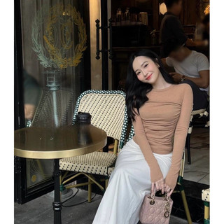 ÁO THUN GIẤY TAY DÀI NHÚN 💃💃