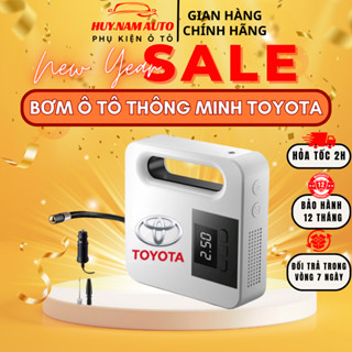 Bơm Lốp Điện Cho Ô Tô Chính Hãng Toyota 12V - Bơm Tự Ngắt - Lỗi Đổi Mới - Bảo Hành 12 Tháng