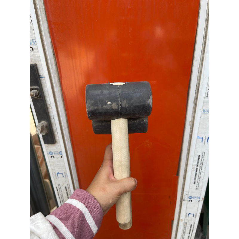 Búa Cao Su 2 đầu Cán Gỗ