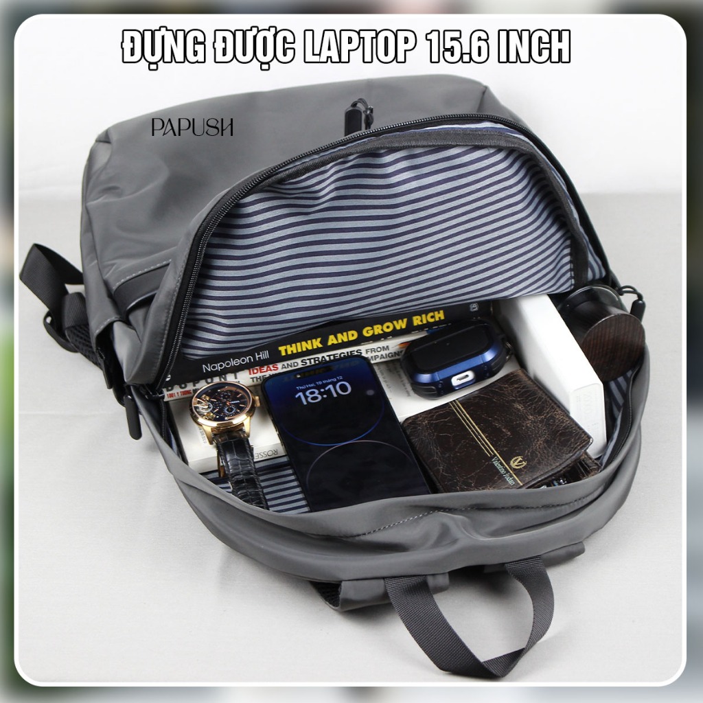 Balo Thời Trang Thể Thao Chống Nước Chống Sốc Đi Học Nam Nữ Nhiều Ngăn Túi Đựng Laptop 15 6 Inch Du Lịch Đi Chơi XYBL8