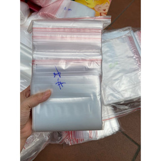 100gram Túi zip chỉ đỏ các kích cỡ