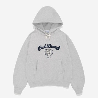 Áo hoodie owlbrand aao/xám