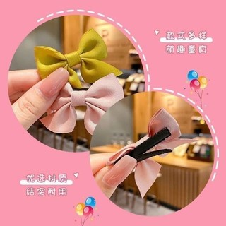 set 2 chiếc kẹp tóc nơ dễ thương cho bé gái B4