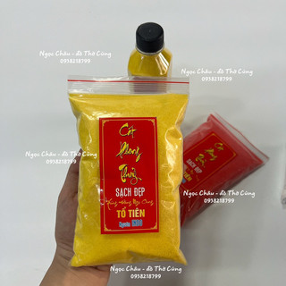 Cát vàng kim sa đặt lư hương