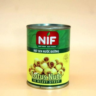 Hạt sen ngâm nước đường NIF lon 560gr