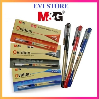 Bút ký gel nước ovidian m&g agp11536 / 11503 i bút mg 11536 có ruột thay mg 6102 / 7018 ngòi 0.5mm