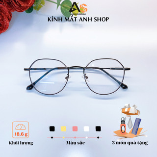 Gọng kính kim loại tròn thời trang kiểu dáng trẻ trung 29115A