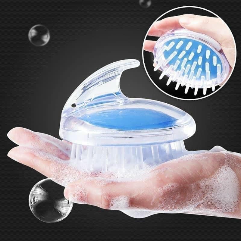 Lược Gội Đầu Massage Gai Silicon Massage Da Đầu Giảm Rụng Tóc Kích Thích Mọc Tóc