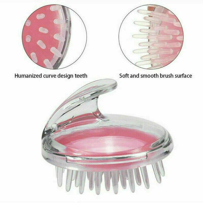 Lược Gội Đầu Massage Gai Silicon Massage Da Đầu Giảm Rụng Tóc Kích Thích Mọc Tóc