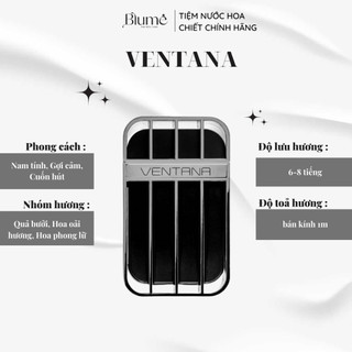 Nước hoa nam ventana mùi nam tính - blume tiệm nước hoa