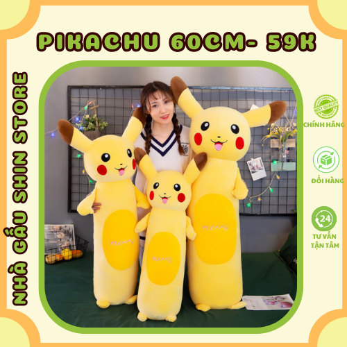 Gấu Bông Cho Bé Dễ Thương Nhiều Loại Dài từ 40 - 60cm , Gấu Bông Đa Màu Sắc Hình Con Vật Siêu Đáng Yêu