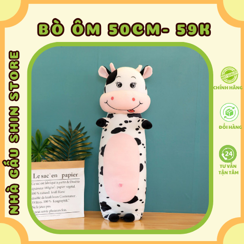 Gấu Bông Cho Bé Dễ Thương Nhiều Loại Dài từ 40 - 60cm , Gấu Bông Đa Màu Sắc Hình Con Vật Siêu Đáng Yêu