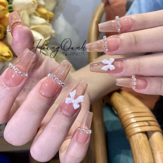 Nailbox ,Móng Thiết Kế Đính Đá, Charm Sang Chảnh