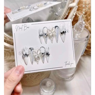Nailbox ,Móng Thiết Kế Đính Đá, Charm Sang Chảnh
