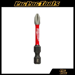 Mũi vít chuẩn ngắn US Milwaukee SHOCKWAVE Impact PH2 Power Bits