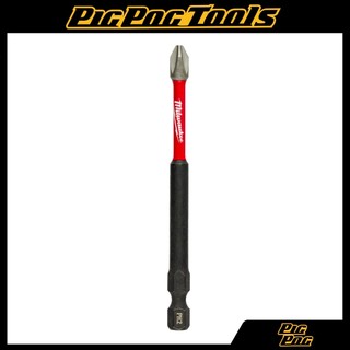 Mũi vít chuẩn ngắn US Milwaukee SHOCKWAVE Impact PH2 Power Bits