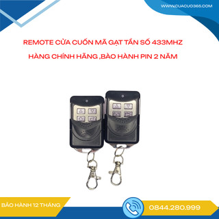 Điều khiển cửa cuốn TEC inox mã gạt chính hãng Sóng khỏe.Bảo hành 12 tháng, bảo hành pin 2 năm.