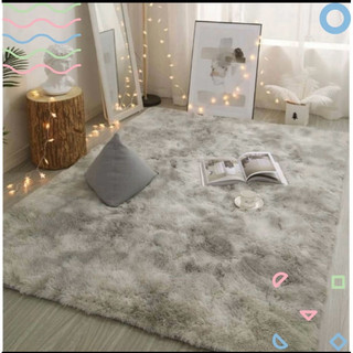 Thảm lông loang trải sàn , trải giường ngủ 1m6x2m