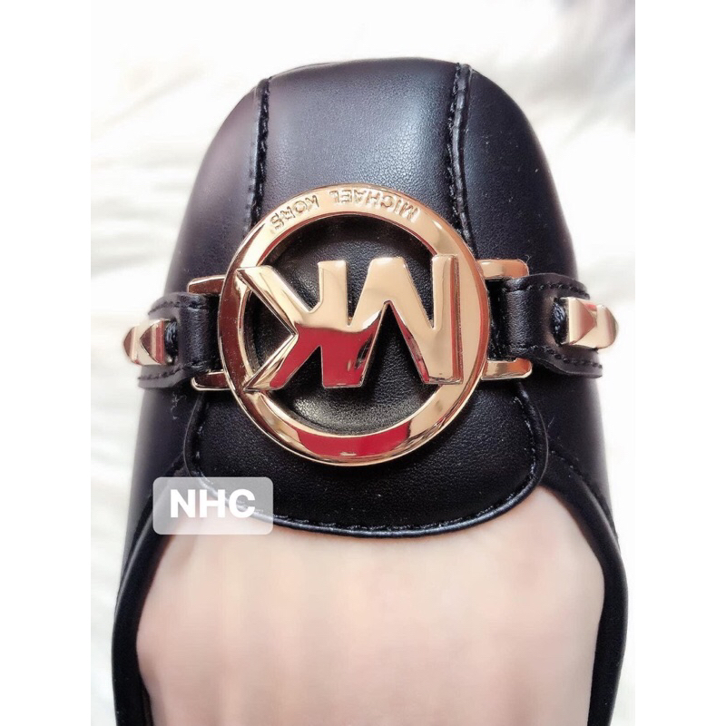 Giày Búp Bê Michael Kors Đen 2 Đinh