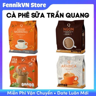 Bịch cà phê sữa trần quang 24 gói x 20g / cà phê ngon / cafe sữa trần quang / trà sữa / date luôn mới, :