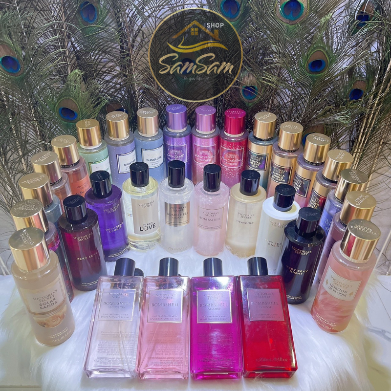 LINK TESTER VIC[LINK 1] THỦY TINH-XỊT THƠM BODY MIST VICTORIA'S SECRET