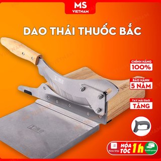 Dao Thái Dược Liệu và Các Loại Nấm - Thớt và CánGỗ Truyền Thống - BH 5 Năm - MS Vietnam