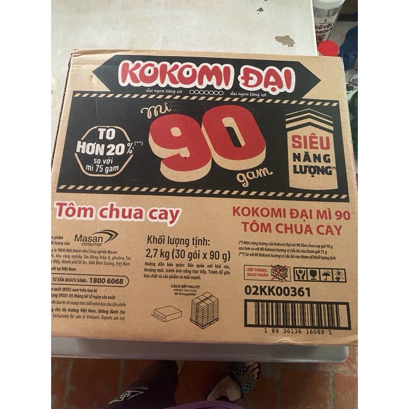 Mì Tôm chua cay kokomi 90