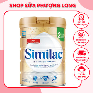 Sữa bột similac 2 900g/lon dinh dưỡng 5g mới dành cho trẻ từ 6-12 tháng