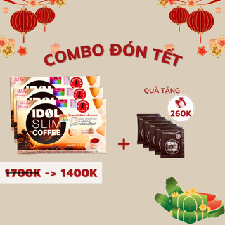 Combo ưu đãi - idol slim coffee chuẩn chính hãng - cà phê hỗ trợ giảm cân,đối mỡ