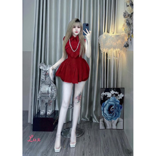 Sét bộ áo cổ sơ mi quần bí th