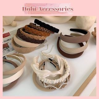 Băng đô trơn nhiều màu đơn giản dễ phối trang phục dobi bđ15