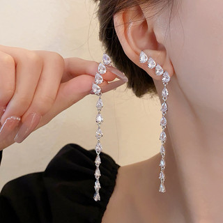 Bông tai đá dáng dài ALIZE | ANHS Accessories
