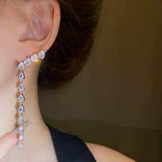 Bông tai đá dáng dài ALIZE | ANHS Accessories