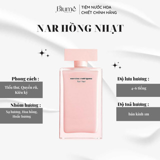 Nước hoa nữ narciso for her hồng nhạt mùi dễ thương - blume tiệm nước hoa