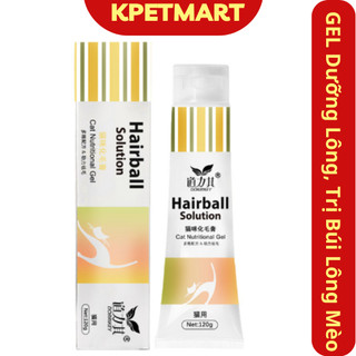 Gel Dinh Dưỡng Cho Mèo Hỗ Trợ Loại Bỏ Búi Lông, Chăm Sóc Dưỡng Lông Dorrikey Hair Ball Solution 120gam