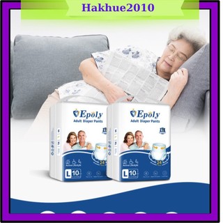 Bỉm quần người già Epoly chất lượng giá tốt combo 100 miếng M-L-XL