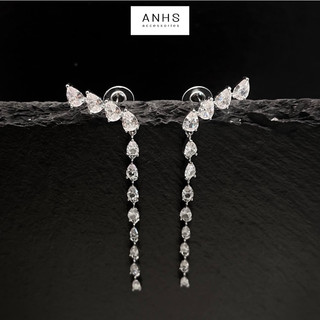 Bông tai đá dáng dài ALIZE | ANHS Accessories