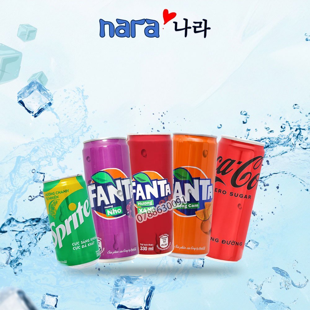 Nước Ngọt Giải Khát Coca Pepsi Fanta Sprite