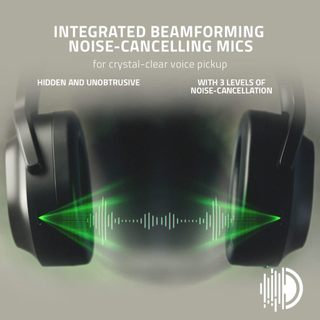 Tai Nghe Razer Barracuda Không Dây | TITANIUM 50MM Driver | Mic Khử Ồn BEAMFORMING | FOAM FLOWKNIT Êm Ái | THX Audio