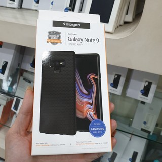 Ốp lưng Galaxy Note 9 Spigen Liquid Air Armor, (Màu Đen) - Hàng Chính Hãng