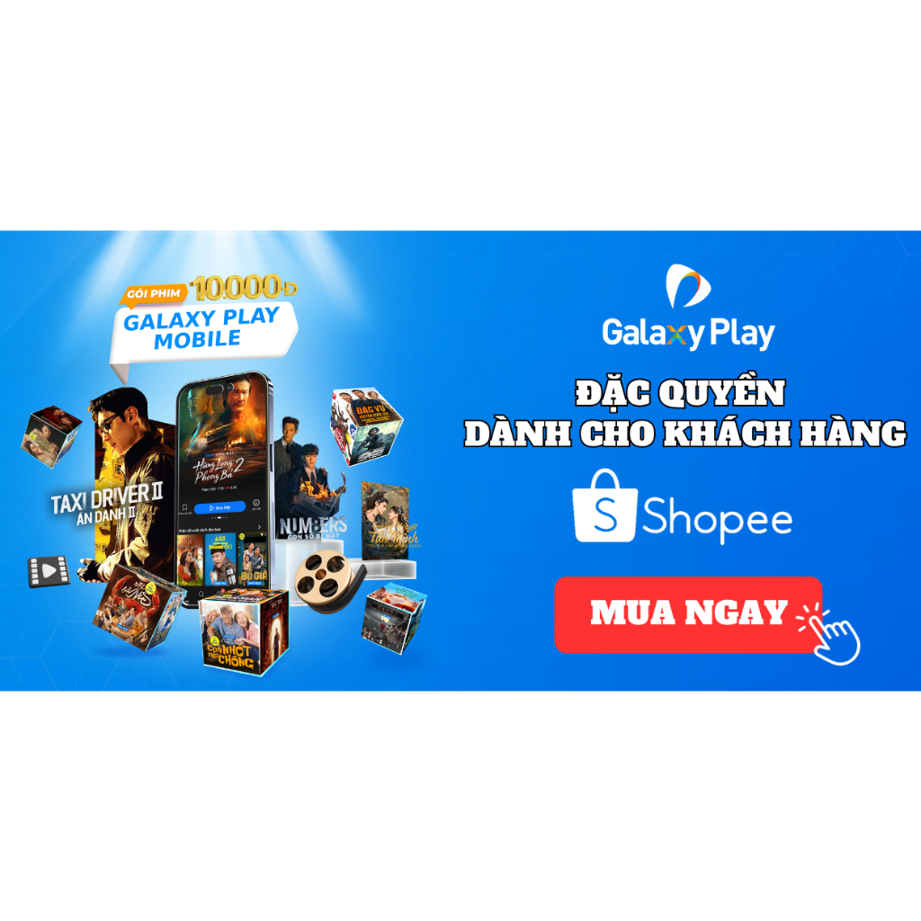 Gói xem phim Galaxy Play Mobile 01 tháng
